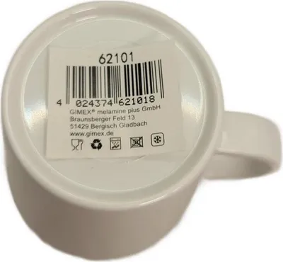 Produktbild von Gimex Henkelbecher Linea Blue weiß/blau