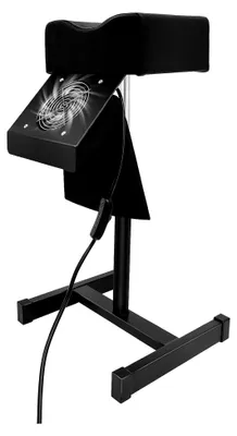 Produktbild von Pediküre Hocker mit Absaugung und Fußstütze, höhenverstellbar 48-68 cm für Fußpflege und Maniküre