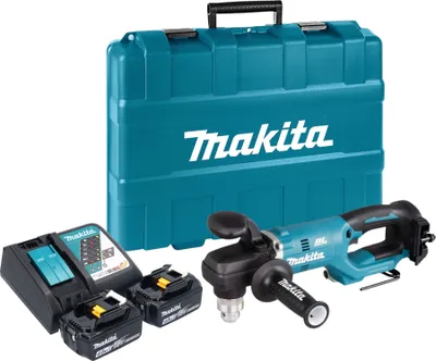 Immagine prodotto di Makita DDA 450 RMK trapano angolare a batteria 18 V 70 Nm brushless + 2x batteria 4,0 Ah + caricabatterie + valigetta