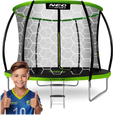 Produktbild von Neo-Sport 10ft/312cm profiliertes Gartentrampolin mit Innennetz