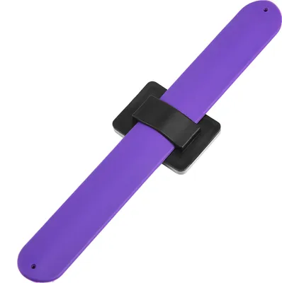 Zdjęcie produktu dla Magnetyczna bransoletka, uchwyt na spinki do włosów, organizer na spinki do włosów, akcesoria fryzjerskie (fioletowy)