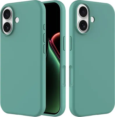 Produktbild von iPhone 17 Hülle - Coverup Liquid Colour Back Cover - Dunkelgrün