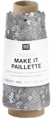 Produktbild von Rico - Creative Make It Paillette 0010 grau