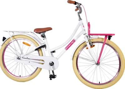 Produktbild von Volare 24136, Stadtrad, Kinder, Weiblich, Weiß, 61 cm (24"), Kette