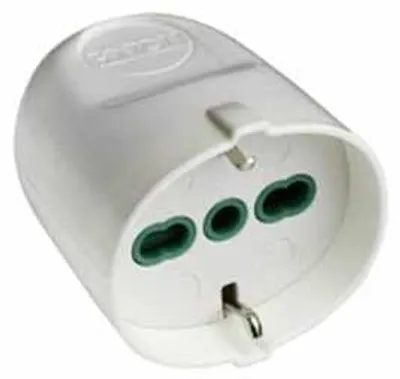Immagine prodotto di Presa bipasso italo/tedesca 2P+T 16A bianco smontabile Fanton 81050
