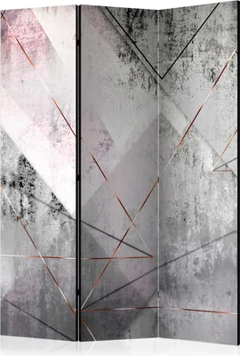 Immagine prodotto di Schermo monofacciale Abstractions 135x172 cm 3 parti grigio