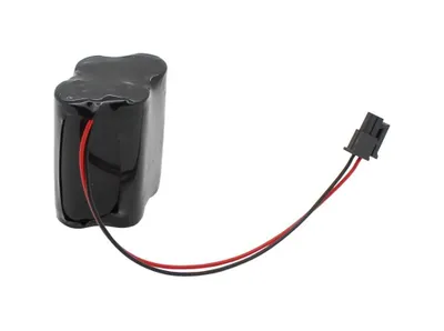 Produktbild von Notleuchtenakku NiMH 4,8V 1500mAh F2+2 Mignon AA mit 150mm Kabel & Stecker ersetzt Inotec 890014