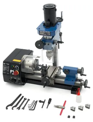 Produktbild von HBM Mini-Metalldrehmaschine 140 x 250 kompakt BF