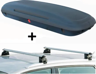 Obrázok produktu pre Strešný box VDPCA480 480Ltr carbonlook + strešný nosič CRV107A kompatibilný s Peugeot 5008 (5 dverí) od 2017