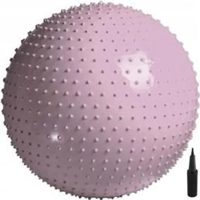Image de Ballon de gymnastique gonflable 65 cm - rose