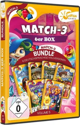 Produktbild von Match 3 6-er Box Vol. 5 PC SUNRISE