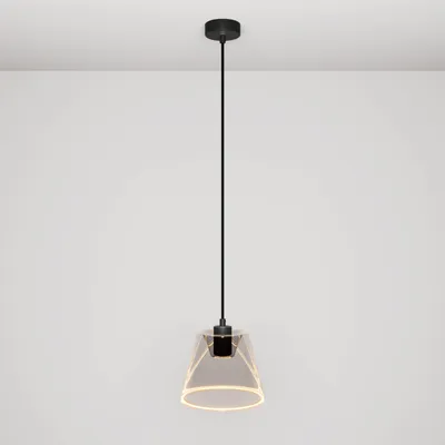 Immagine prodotto di Creative-Cables Lampada a sospensione con lampadina Ghost a cono smoky