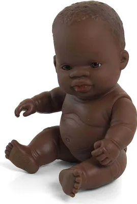Produktbild von Miniland Afrikanische Babypuppe 21 Cm Braun  Braun One Size