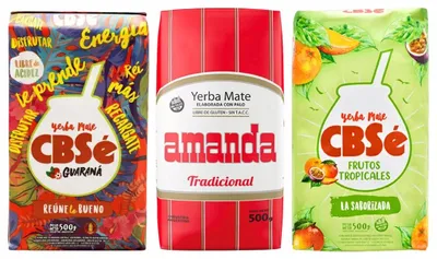 Zdjęcie produktu dla Yerba Mate CBSe Energia Guarana Tropicales + Amanda Elaborada 1,5kg MIX