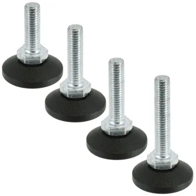 Produktbild von 4x Stellteller M8 x 20 mm höhenversteller höhenversteller M8 Stellfuß stahl möbelfüße
