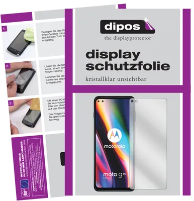 Obrázek produktu pro 2x ochranná fólie displeje pro Motorola Moto G 5G Plus čirá ochranná fólie displeje dipos
