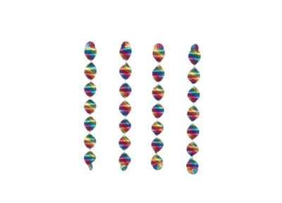 Produktbild von 4 Rainbow Party Rotorspiralen Hänger 60cm