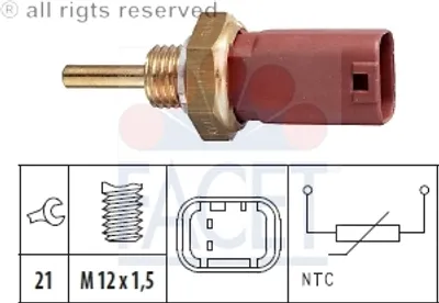 Produktbild von Facet Sensor, Kühlmitteltemperatur  7.3242