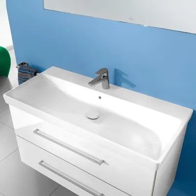 Produktbild von Villeroy & Boch Avento Schrankwaschtisch 100 x 47 cm, mit 1 Hahnloch und Überlauf