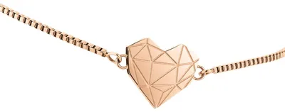 Produktbild von Liebeskind Damen Armband Herz Edelstahl Silber Roségold 20cm