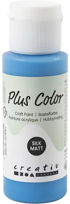 Produktbild von Plus Color Bastelfarbe, Primärblau, 60 ml/ 1 Fl. [HOB-39674]