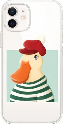 Obrázek produktu pro Silikonové pouzdro pro iPhone 12 Mini s motivem kachničky