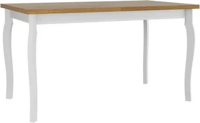 Obrázok produktu pre Rozkladací jedálenský stôl 140x80 cm ELISEK 5 - dub grandson / biely