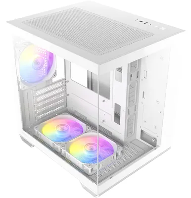 Produktbild von ANTEC CX60M ARGB PC-Gehäuse, Mini-Tower, Micro-ATX, weiß