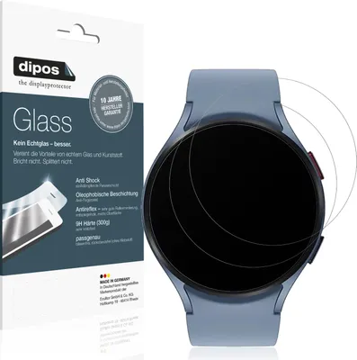 Produktbild von 2x Schutzfolie für Samsung Galaxy Watch 5 (44mm) matt - Anti-Shock 9H Folie