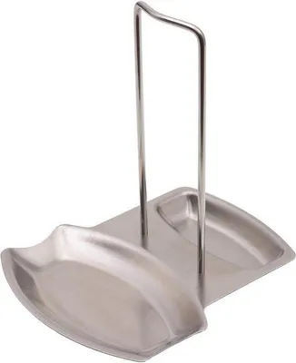 Produktbild von Famanu Halter für Topfdeckel mit integrierter Löffelablage - Edelstahl