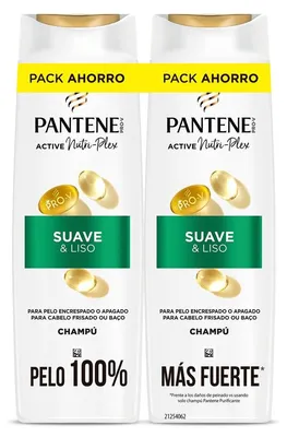 Obrázok produktu pre Pantene Smooth & Sleek šampón Dávka 2 X 325 ml
