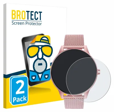 Produktbild von 2x BROTECT Schutzfolie für TAOLOON Smartwatch 1.27" Displayschutz Displayschutzfolie Folie Matt Entspiegelungsfolie