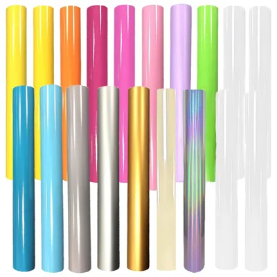 Plotterfolie Pastell 20 Blatt Vinyl-Bundle 30,5x21 cm