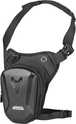 Produktbild von Famanu Beintasche Oxford für Aktive Lebensweise - Sportliche Multi-Taschen für Laufen, Radfahren und Motorradfahren, Schwarz, Casual