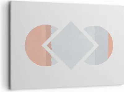 Produktbild von Bild auf Leinwand - Leinwandbild - Einteilig - Stück Geometrisch Diamant - 100x70cm - Wand Bild - Wanddeko - Wandbilder - Leinwanddruck - Bilder - Wanddekoration - Leinwand bilder - AA100x70-4690