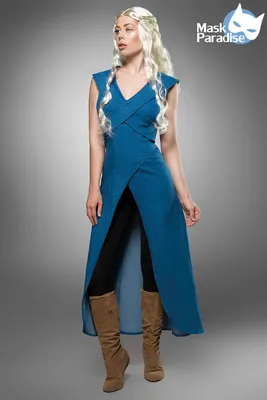 Produktbild von Mother of Dragons Komplettset / Drachenreiter Kostüm Größe M = 38