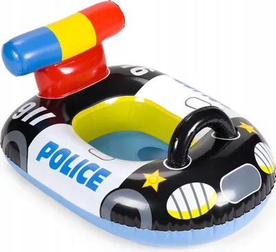 Produktbild von Aquastic Wheel Aufblasbares Schwimmbad Rad Für Schwimmen Kinder Polizei