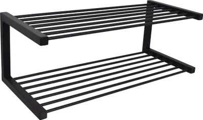 Produktbild von LOFT42 Hall Wandschuhregal – Metall – Schwarz