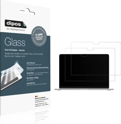 Obrázek produktu pro 2x dipos GlassAR Apple MacBook Air 15 Zoll M4 2025