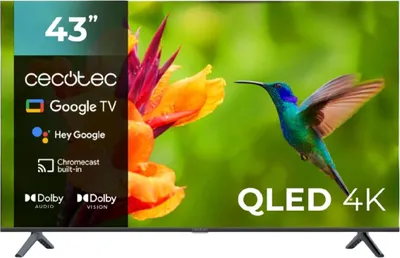 Obrázok produktu pre Cecotec 00982, 109,2 cm (43"), 3840 x 2160 px, LED, Smart TV, Wi-Fi, Čierna