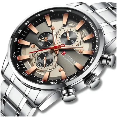 Zdjęcie produktu dla Zegarek Męski Curren Klasyczny Elegancki Chronograf Datownik 6 Kolorów