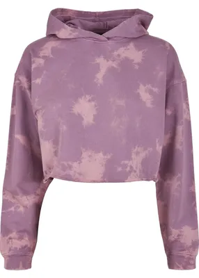 Productafbeelding van Urban Classics Dames - Oversized cropped hoodie, lila - 5XL