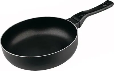 Produktbild von Tiefbratpfanne mit Wok - 24 cm - Vollinduktiv - Antihaftbeschichtung