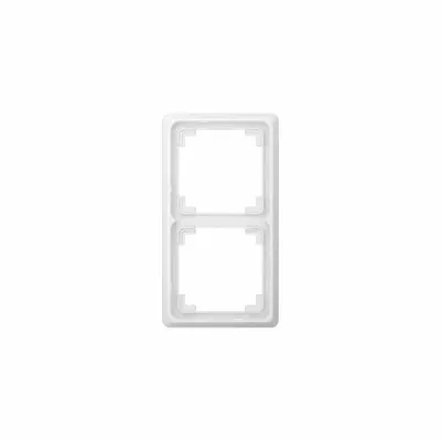 Produktbild von JG Rahmen 2fach CDP582WW alpinweiss