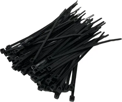 Produktbild von Kabelbinder (Triptychen) Farbe Schwarz Grösse 7.5X450Mm (50 Stück) (Grosse Grösse)
