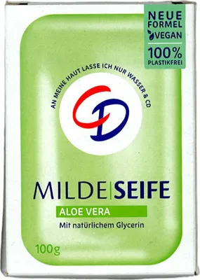 Produktbild von CD Milde Seife Aloe Vera 100% Plastikfrei & Vegan 24 x100g