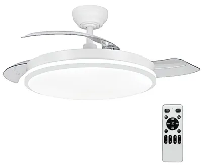 Obrázek produktu pro Stropní ventilátor, sklopná křídla, dálkové ovládání, B