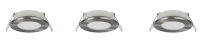 Productafbeelding van Set van 3 inbouwspots Himal nikkel IP65