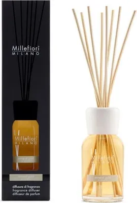 Zdjęcie produktu dla Millefiori Mineral Gold, 250 ml, Aldehydy, Bursztyn, Drzewo cedrowe, Konwalia, Mięta, Różowy, Wanilia, Dyfuzor aromatu