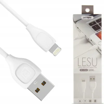 Immagine prodotto di Cavo REMAX per iPhone porta USB - Apple Lightning Bianco, 1 m
